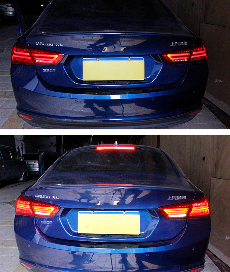 Car Tail Lights For Malibu XL Taillight 20 16-20 21 Retrofitting Audi A6L style Streaming Turn Signal Light LED Taillights