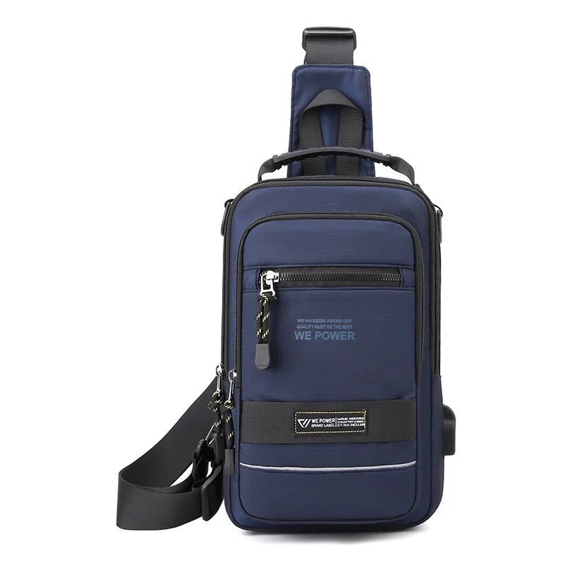 School Men Small Sg Backpack Cross Body Shoulder Chest Bag Anti-theft Travel Motorcycle Rider Waterproof Oxford Male Messenger Bags 231009 zhanyisheng