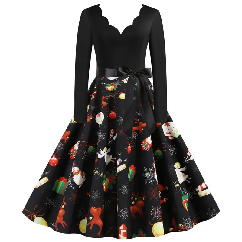 Plus size Dresses Goth Robe Vintage Christmas Dres Halloween Costumes 2023 Winter Pinup Rockabilly Sexy Cosplay Party S 3XL Vestido 231009