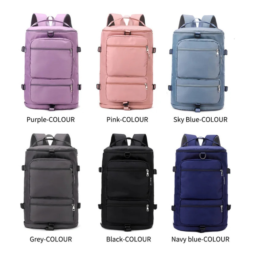 School Bags Fitness Sports Women's High-capacity Backpack Multifunctional Lady Weekend Yoga Luggage Zipper Lightweight Swim Crossbody Bag 231009