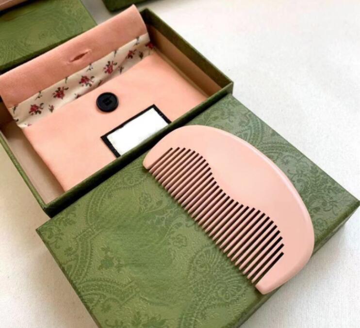 Brand Beauty Comb With Dust Bag For Makeup Hair Brushes Portable Mini Pink Combs Cosmetics Hair Care Styling Tools