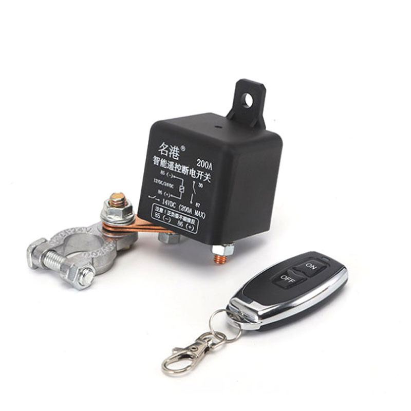 12V Universal Battery Switch Relay 120A/200A/250A Integrated Wireless Remote Control Disconnect Cut Off Isolator Master Switches