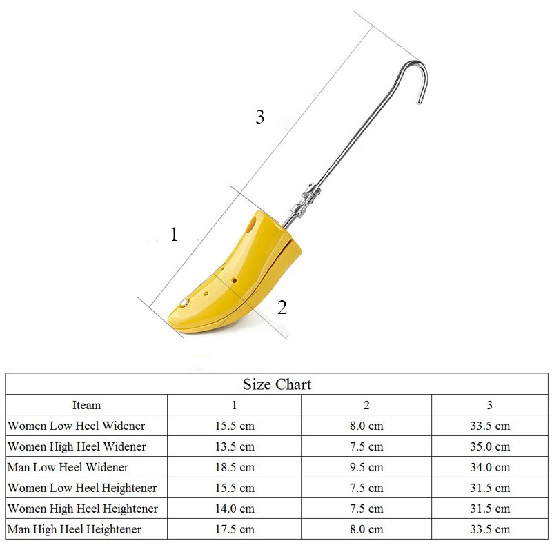 Shoe Parts Accessories 1 PC Shoe Trees Adjustable Shape For Women Man Boots Shoes Stretcher Shaper Expander Professional High Heels Shoe Stretchers 23