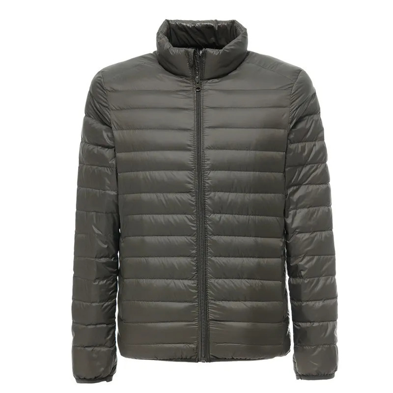 Men's Down Parkas Lightweight WaterResistant Packable Puffer Jacket 2023 Arrivals Autumn Winter Male Fashion Stand Collar Coats 231010