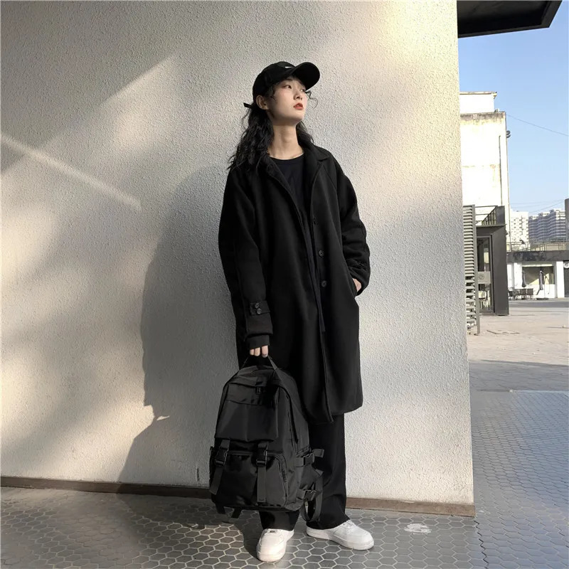 School Bags Black Canvas Trend Female Backpack Fashion Women Backpack Waterproof Large School Bag Teenage Girls Student Shoulder Bags 231009