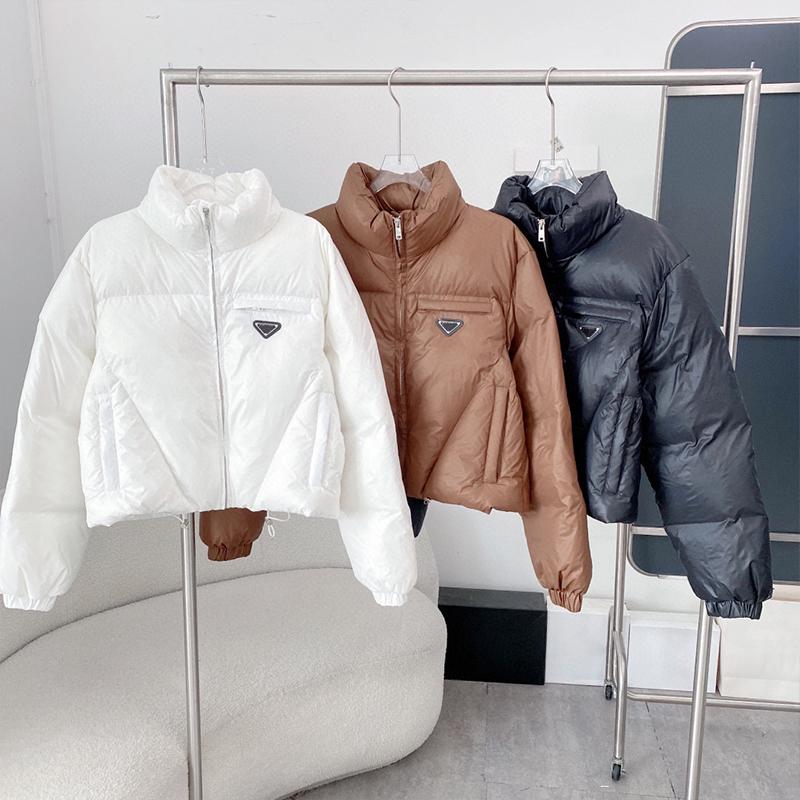 Woman Jackets Down Parks Puffer Designer Short Jacket Womens Coats Slim Corset Thick Coat Windbreaker Pocket Hood Lady Outfit