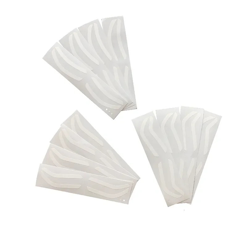 Eyebrow Tools Stencils Tool Template Sticker Eyebrow Disposable Brow Microblading Stencil Guide 12pcs Accessories PMU Drawing Shaping Makeup Auxiliary