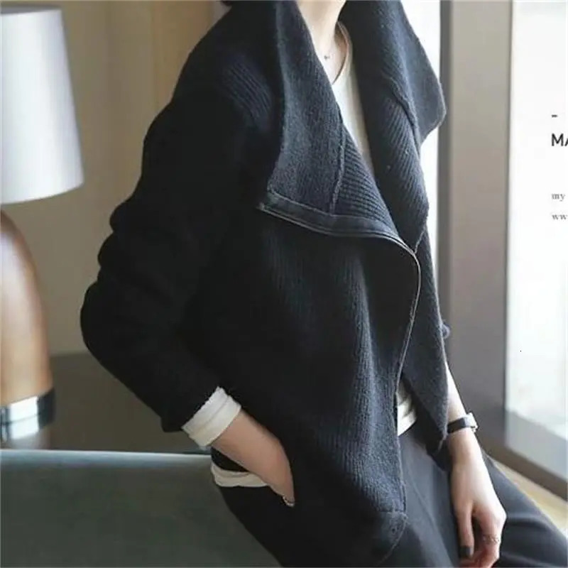 Women's Sweaters 2023 Women Sweater Autumn Winter Turtleneck Cardigan Cashmere Knitting Tops Coat 231009