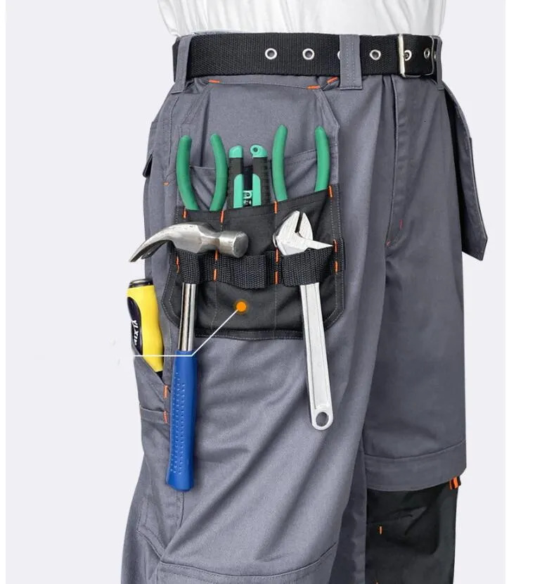 Men's Pants Men's MultiPocket Cargo Pants Outdoor Work Pants WearResistant Pants Worker's Trousers With Leg Bag 231010