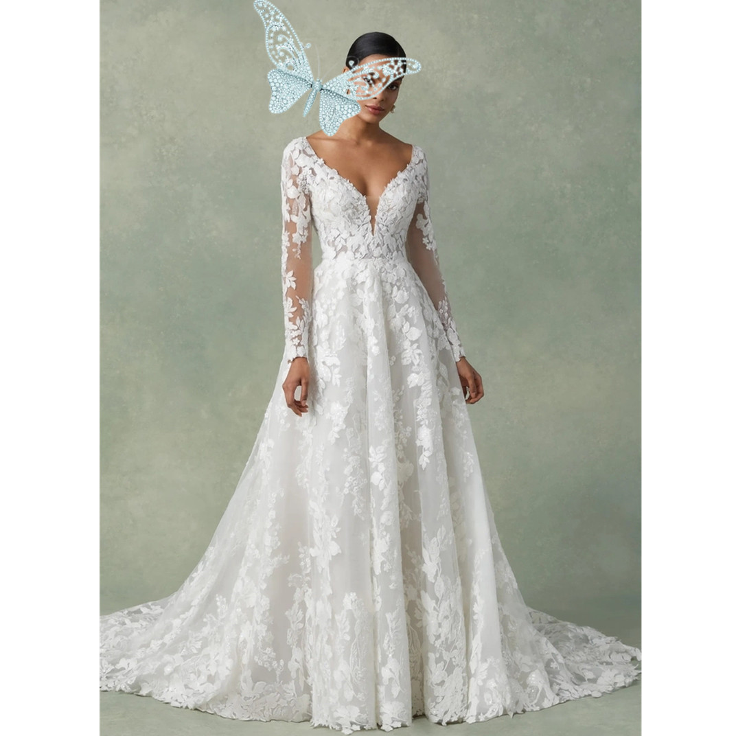 Wedding Dresses Sexy Backless Jewel Neck Sweep Train Beach Wedding Gowns Belt Crystal Beaded Plus Size Bohemian Bridal Dress