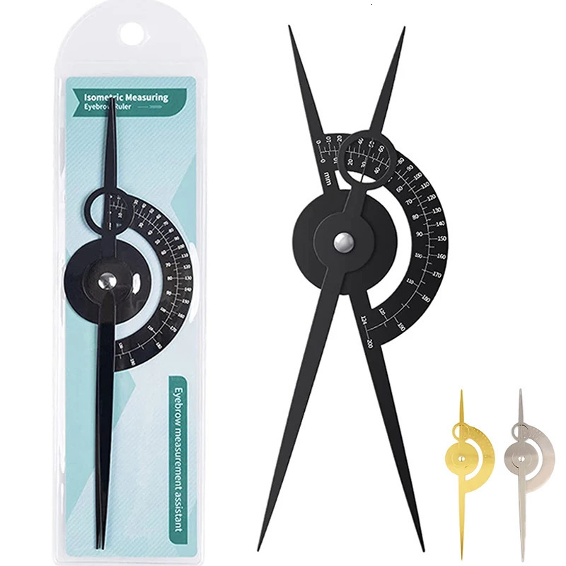 Eyebrow Tools Stencils Eyebrow Ruler Golden Ratio Caliper Stencil Ruler Makeup Measure Eyebrow Guide Ruler Permanent Tools Calipers Tattoo Eyebrow Lip