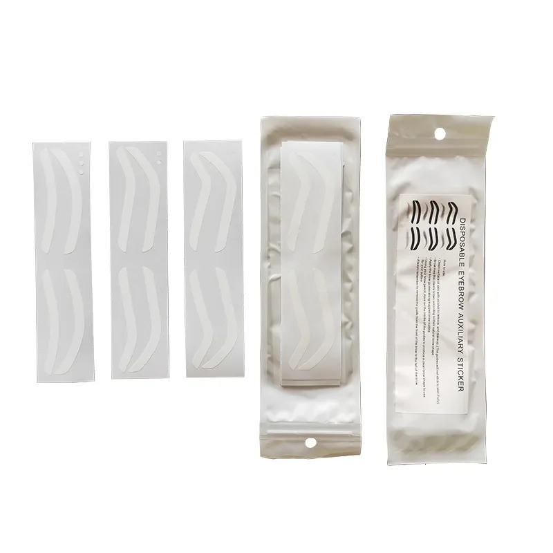 Eyebrow Tools Stencils Tool Template Sticker Eyebrow Disposable Brow Microblading Stencil Guide 12pcs Accessories PMU Drawing Shaping Makeup Auxiliary