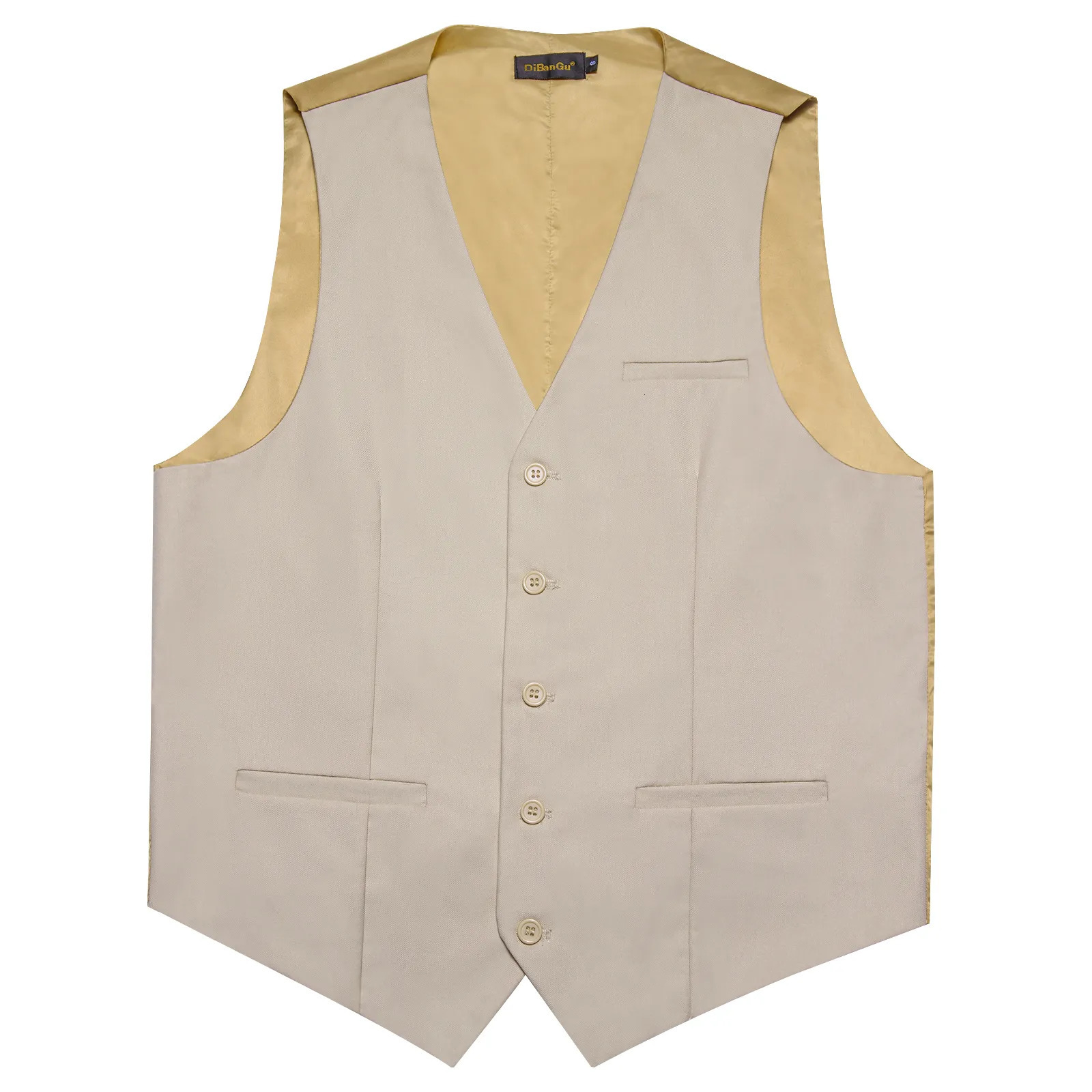 Men's Vests Khaki Solid Rayon Polyester Men Suit Vest Wedding Party Formal Black Blue Red Blazer Waistcoat 231010