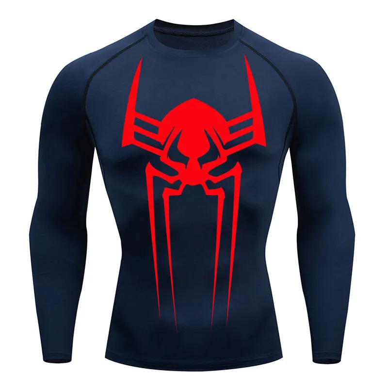 Men's Sweaters Compression Shirt Men's Long Sleeve TShirt Sun Protection Second Skin Breathable Quick Dry Rashgarda Tops Sports Man 2099 Tee