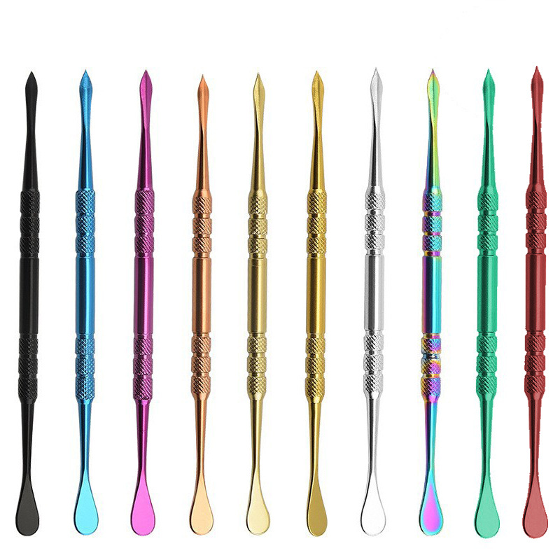 Stainless Steel Pipe Spoon Pipe Cleaning Spoon Candle Carving Tools Household Smoking Accessories