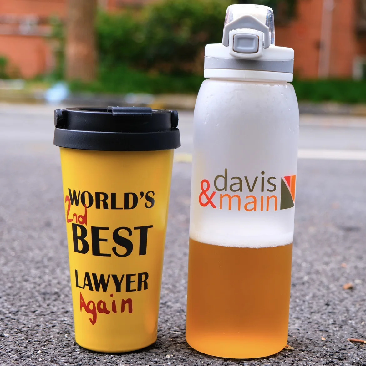 Thermoses Better Call Saul Water Cup Yellow Coffee Stainless Steel Car Insulated Cup Breaking Bad 231009