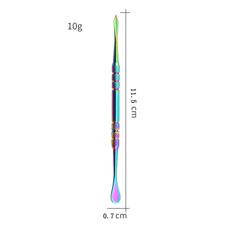 Stainless Steel Pipe Spoon Pipe Cleaning Spoon Candle Carving Tools Household Smoking Accessories