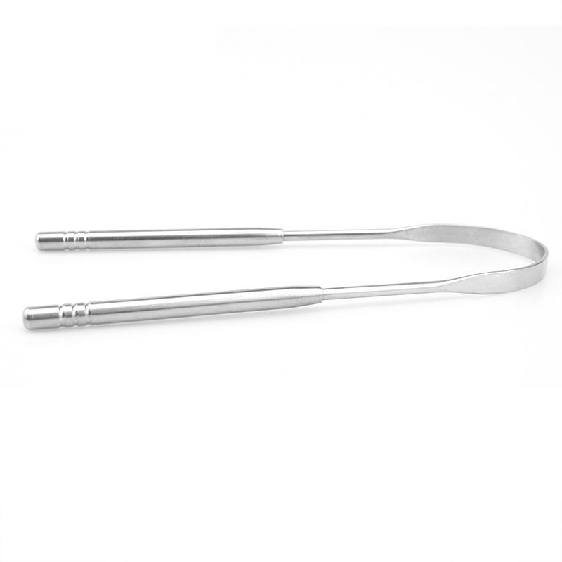 Stainless Steel Tongue Scraper Cleaner Fresh Breath Cleaning Coated Tongue Toothbrush Dental Oral Hygiene Care Tools ZZ