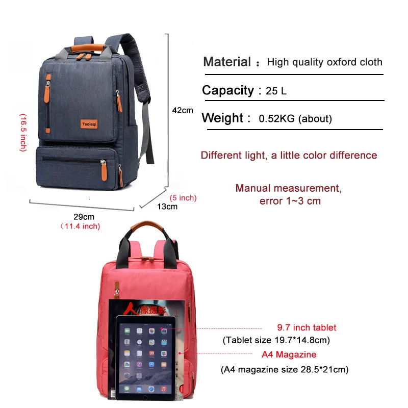 School Bags Casual Business Backpack For Men Light 15 inch Laptop Bag Waterproof Oxford Cloth Lady Anti-theft Travel Backpack Gray 231009