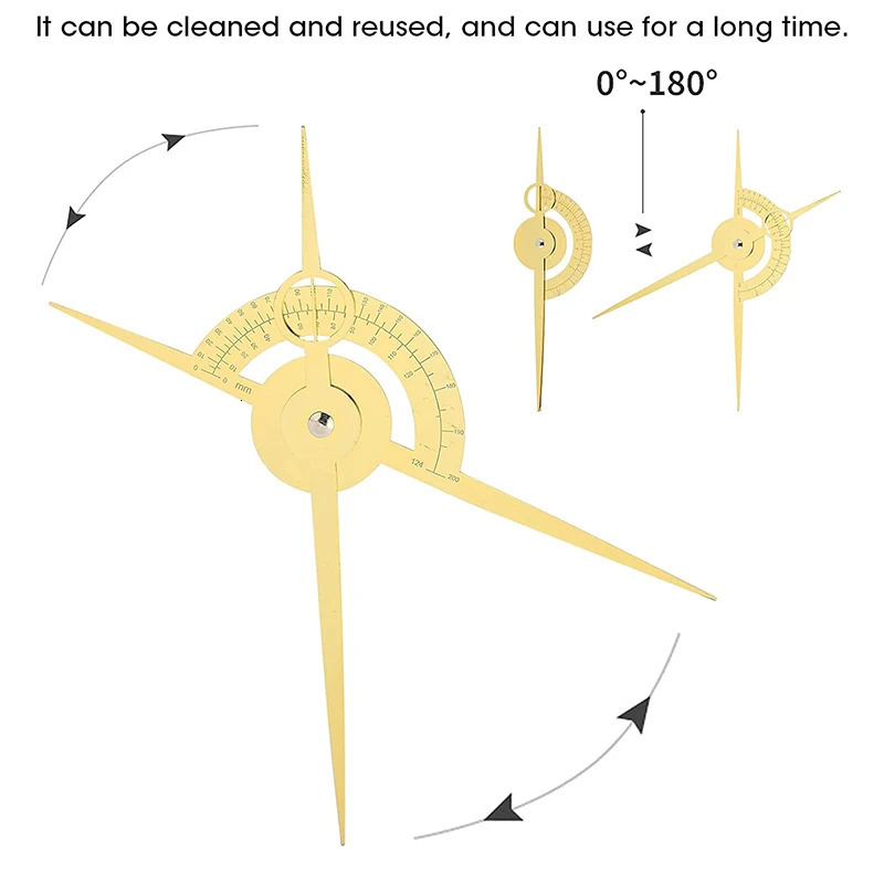 Eyebrow Tools Stencils Eyebrow Ruler Golden Ratio Caliper Stencil Ruler Makeup Measure Eyebrow Guide Ruler Permanent Tools Calipers Tattoo Eyebrow Lip