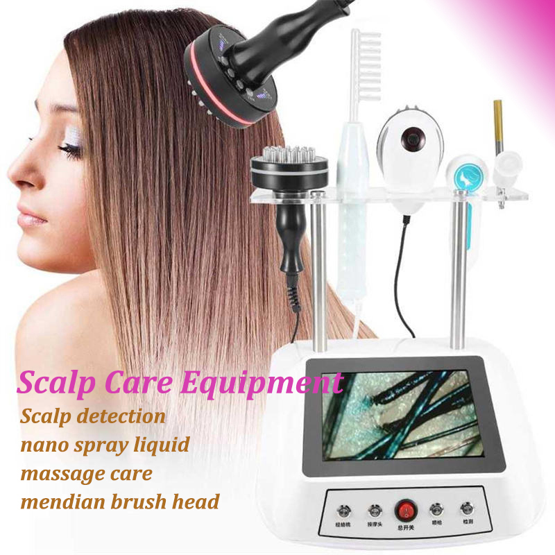 New Arrival Hair Regrowth Treatments Machine Hair-Loss Prevention Hair Growth Machine With Hair Follicle Detection Analyzer Suitable for All Type Scal