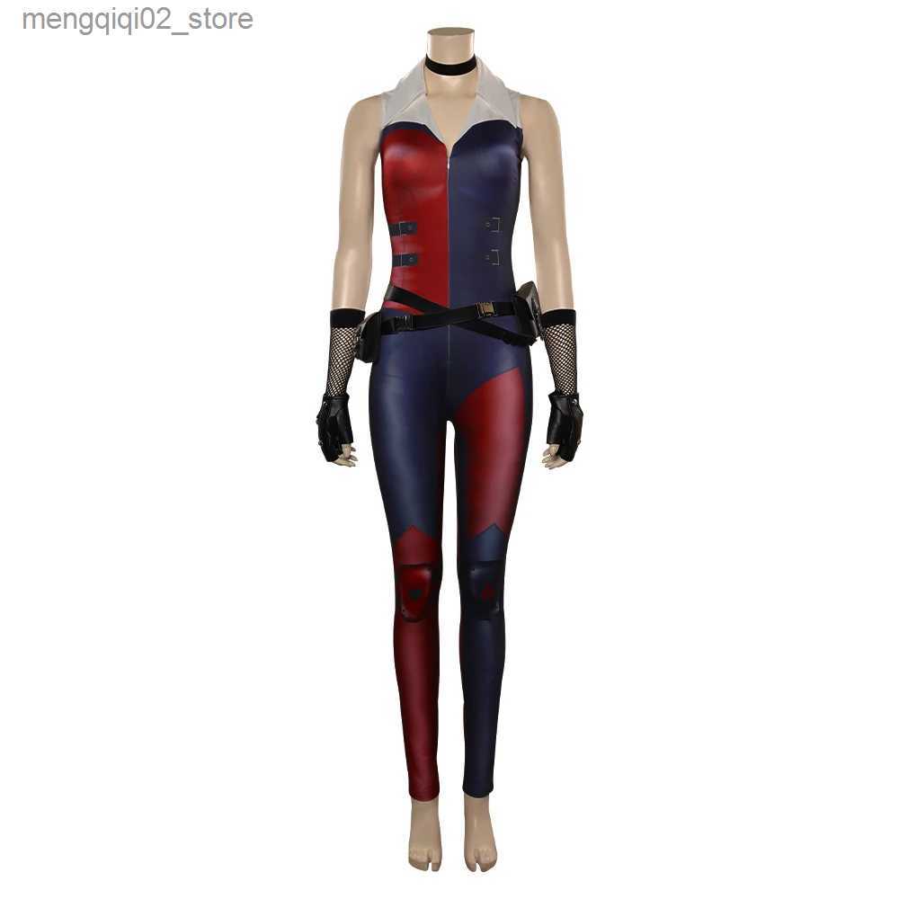 Theme Costume Mortal Cos Kombat Kitana Mileena KATANA Joker Cosplay Come Jumpsuit Mask Women Halloween Carnival Party Disguise Suit Girls Q231010