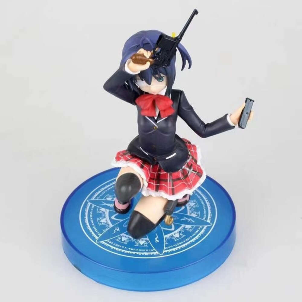 Mascot Costumes 15cm Anime Chunibyo Other Delusions Takanashi Rikka I Want A Date Pvc Action Figure Model Toys Doll Gift Ornament Decoration