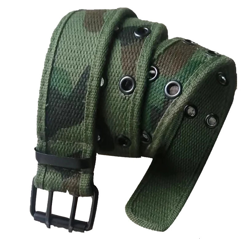 Other Fashion Accessories Men Brown Buckle Belt Men's And Women's Work Clothes Fashion Tactical Red Waistband Youth Canvas Belt Tend 23