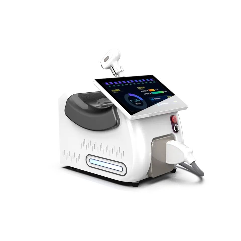 2 in 1 Tri-wavelength 808 diode laser hair removal and nd yag pico laser tattoo removal machine