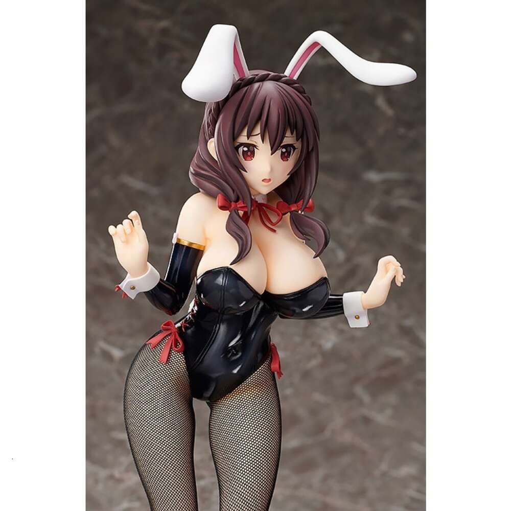Mascot Costumes 37cm Freeing B-style Yunyun/darkness Bunny Girl Anime Figure Konosuba God's Blessing on This Wonderful World Action Figure Toys