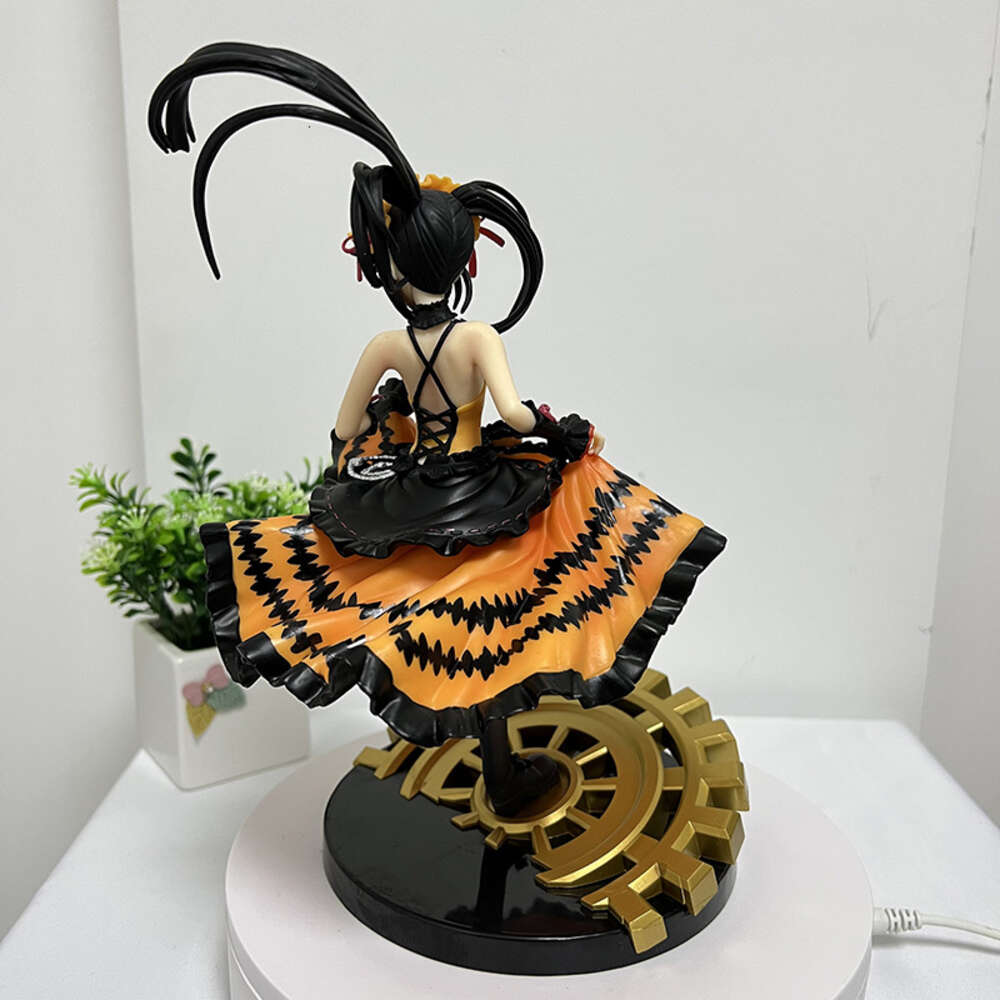 Mascot Costumes 28cm Date A Live Ii Sexy Anime Figure Kurumi Tokisaki Action Figure Nightmare Kurumi Tokisaki Figurine Collection Model Doll Toy