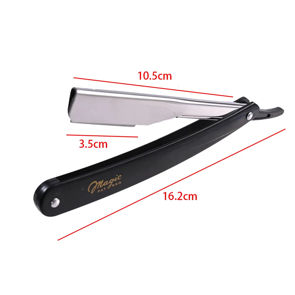 Razors Blades 2 Colors Professional Manual Shaver Straight Edge Stainless Steel Sharp Barber Razor Shaving Beard Cutter with Blade Shaving 231011