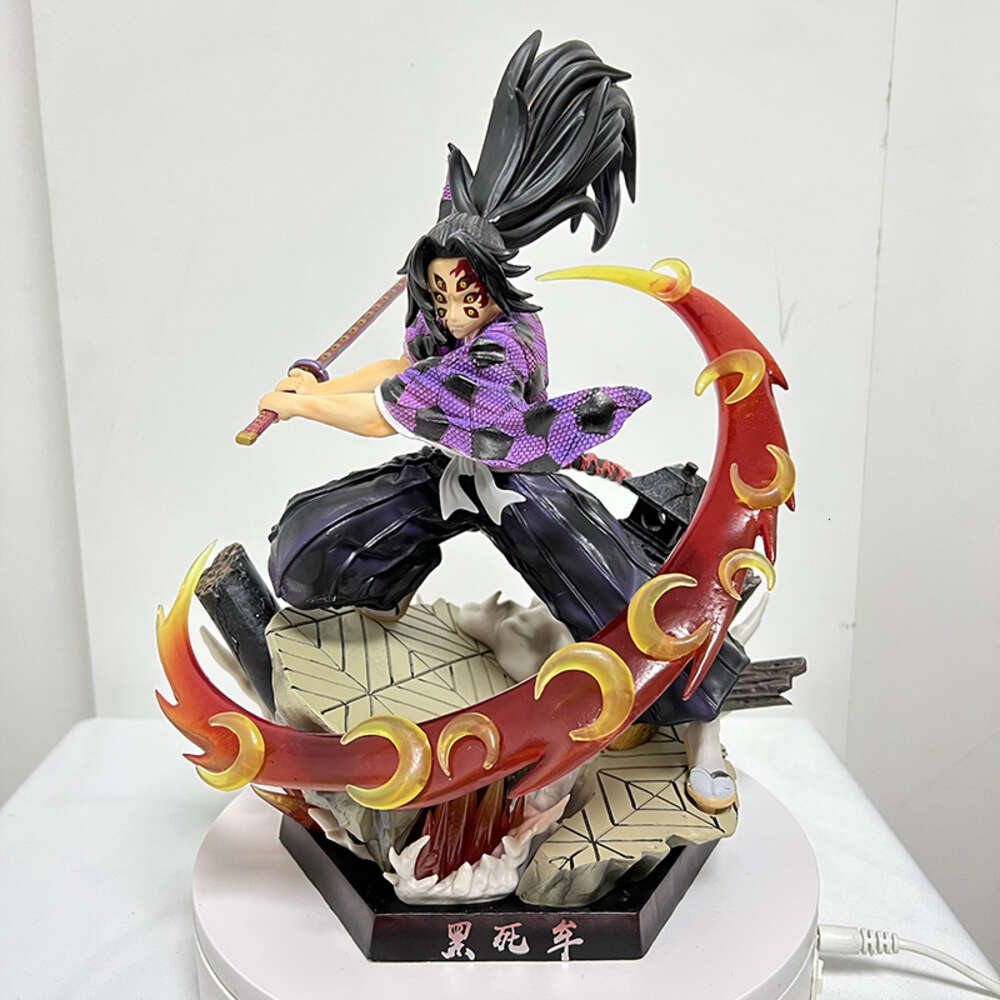 Mascot Costumes 28cm Demon Slayer Kokushibou Anime Figure Kimetsu No Yaiba Tanjiro Kamado Action Figure Tokitou Muichirou Figures Model Doll Toy