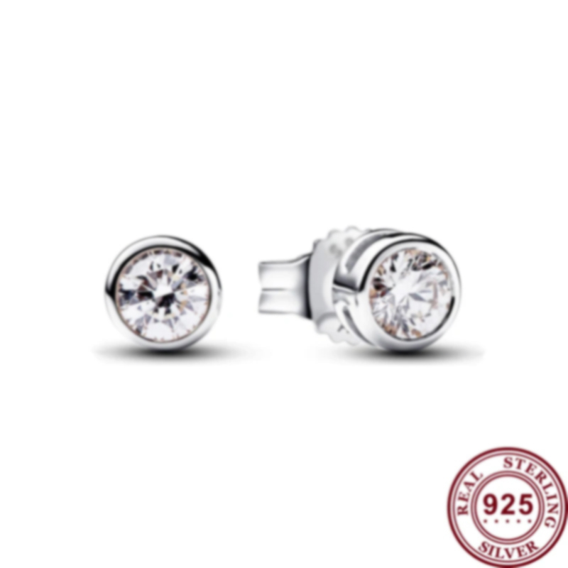 2023 New Silver Women's Creative Sun Moon Ring Pearl Earrings Women's Festival High Quality Gift