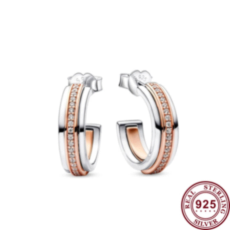 2023 New Silver Women's Creative Sun Moon Ring Pearl Earrings Women's Festival High Quality Gift
