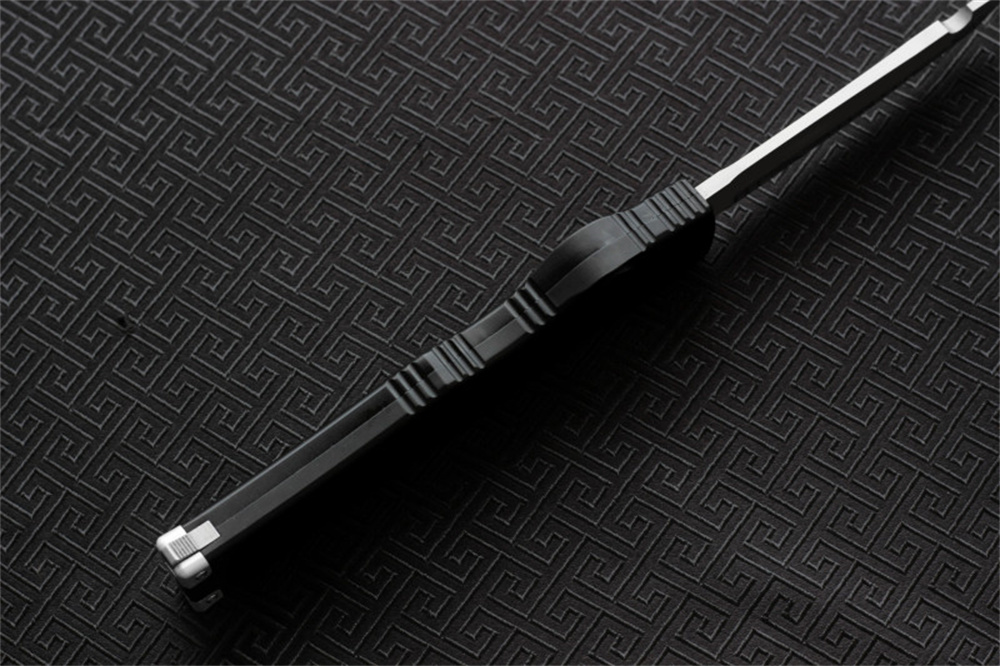 High Quality MIKER CNC Knife 4.5 Satin Single D2 Blade Aluminum Alloy Handle Tactical Knife pocket knife Survival couteau Gear fixed blade knife Knive