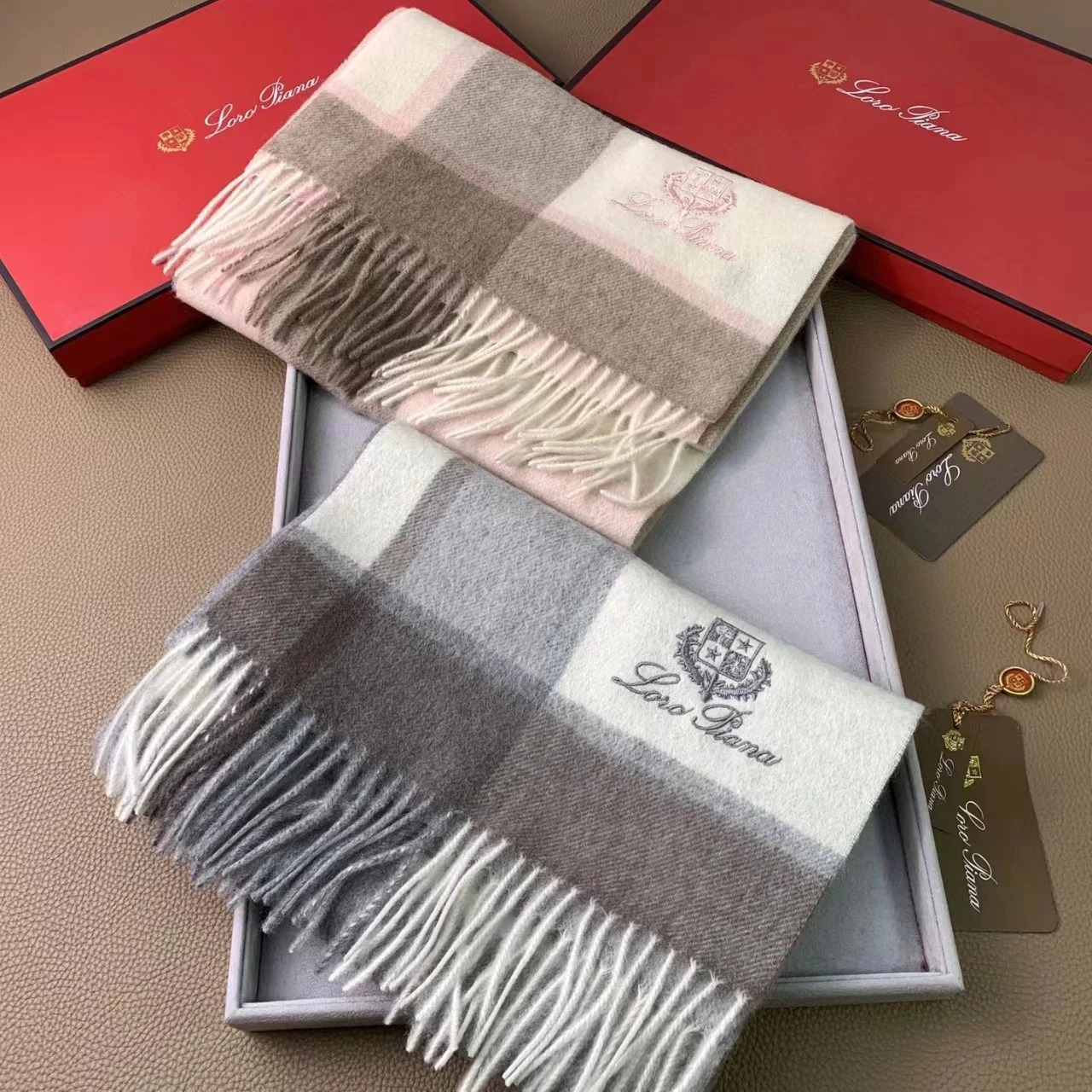 Shawls LP Men s Cashmere Plaid Business Casual Versatile Warm Scarf 231011