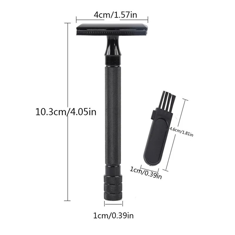 Razors Blades Classic Men Shaver Adjustable Safety Razor Double Edge Stainless Steel Classic Mens Shaving Mild Hair Removal Shaver 231011