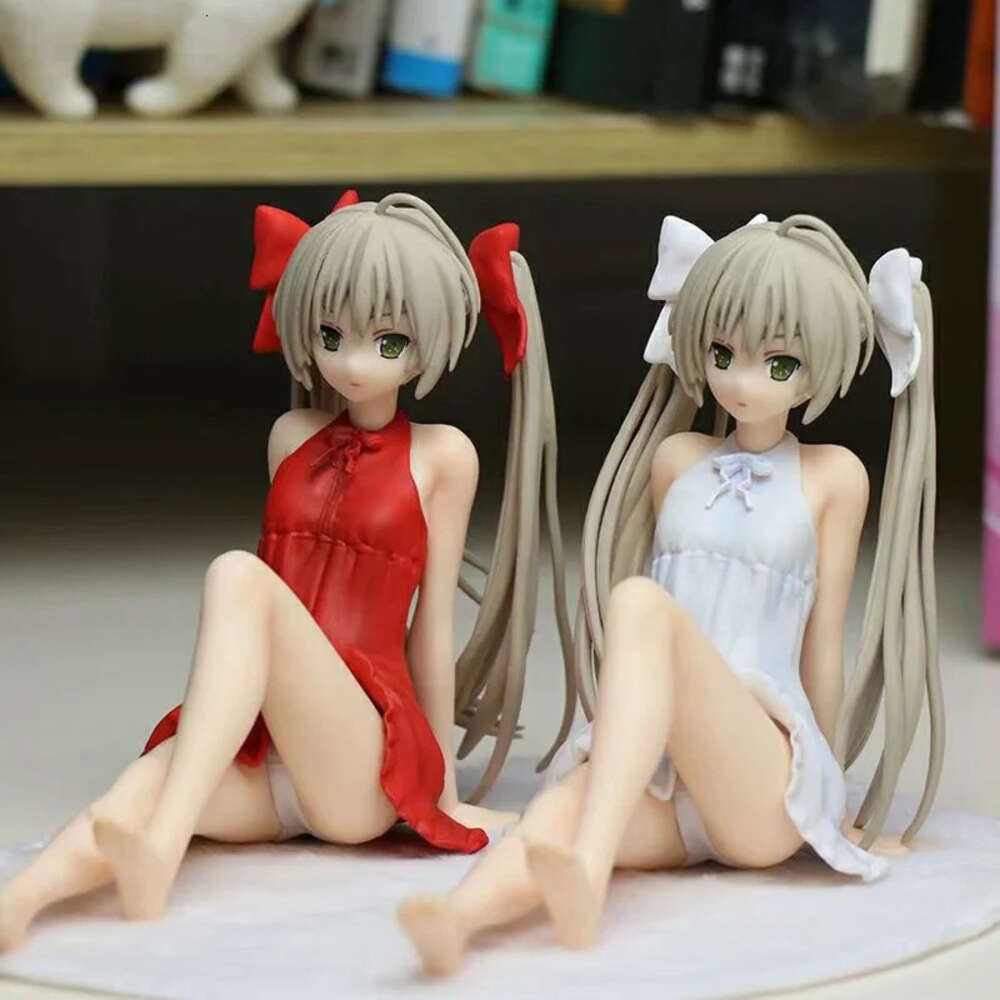 Mascot Costumes 11cm Anime Cute Girl Yosuga No Sora Sora Kasugano Homewear Ver Pvc Action Figure Collectible Model Toys Gift Ornament Decoration
