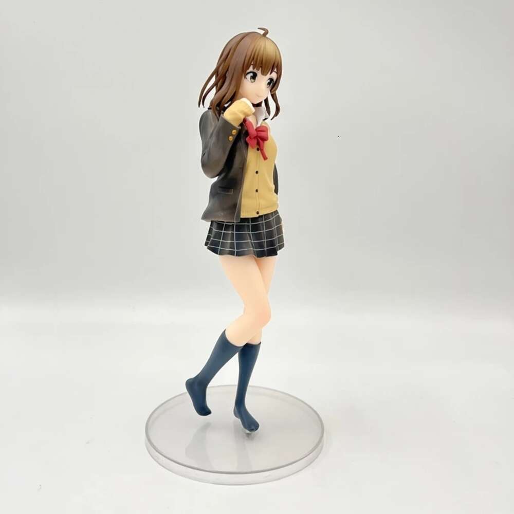 Mascot Costumes 25cm Sayu Ogiwara Anime Figures Hige Wo Soru Soshite Joshikousei Wo Hirou Girl Action Figure Collection Model Birthday Toys Gift