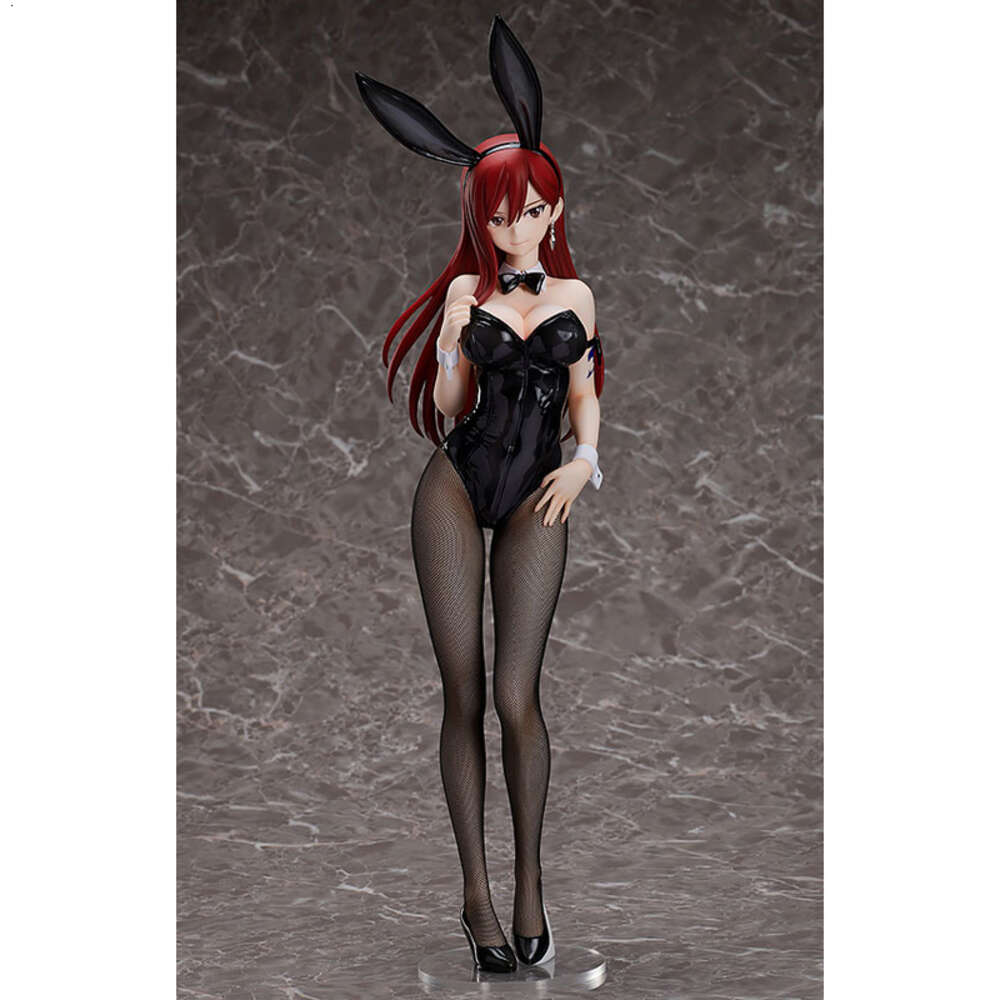 Mascot Costumes 41cm Freeing Fairy Tail Lucy Heartfilia Anime Figure B-style Erza Scarlet Bunny Girl Action Figure Collectible Model Doll Toys