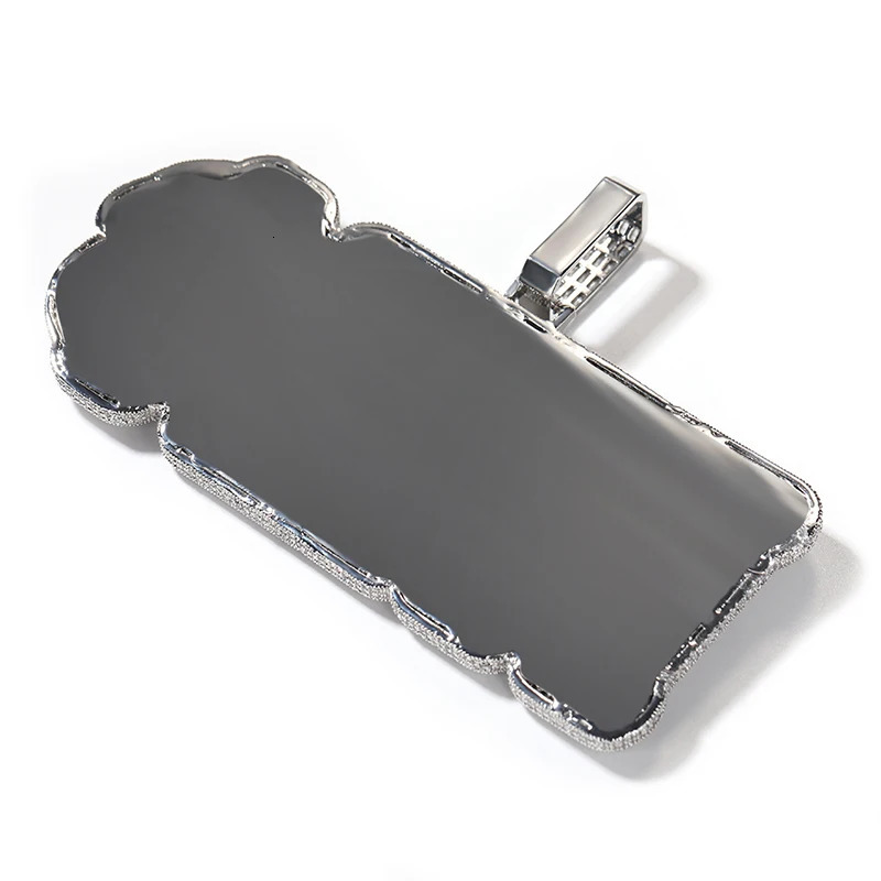 Charms Custom Letters Name Pendants Necklaces for Men Hip Hop CZ Stone Bling Iced Out Rapper Jewelry Rose Gold Silver Color 231010