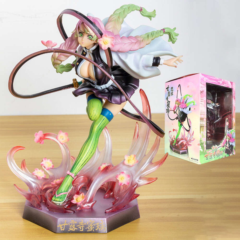 Mascot Costumes 21cm Demon Slayer Kimetsu No Yaiba Anime Figure Kanroji Mitsuri/kochou Shinobu Action Figure Kamado Nezuko Figurine Doll Toys