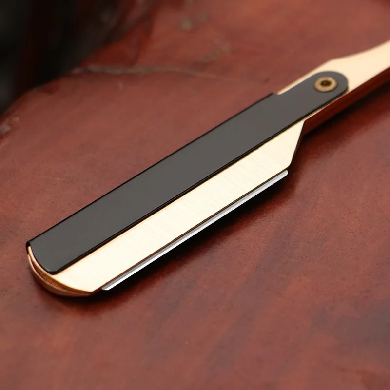 Razors Blades Professional Manual Shaver Straight Edge Stainless Steel Sharp Barber Razor Folding Shaving Beard Trimmer Cutter 231011