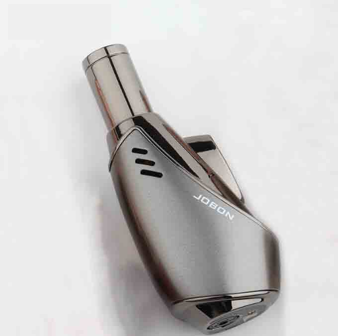 Latest oval Torch Jet Inflatable Butane Straight Lighter Windproof No Gas For Camping BBQ Barbecue picnic Cigarette Smoking Kitchen Tool W260202