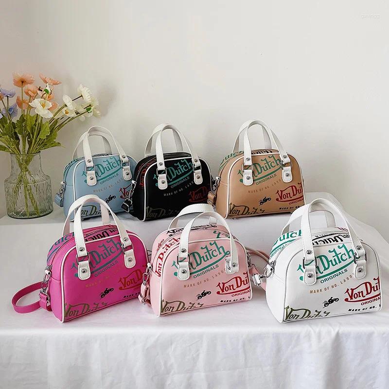 Shoulder Bags Women Designer Ladies Shopping Crossbody Graffiti Purses And 2023 Luxury Handbag PU Leather Seashells Bag For