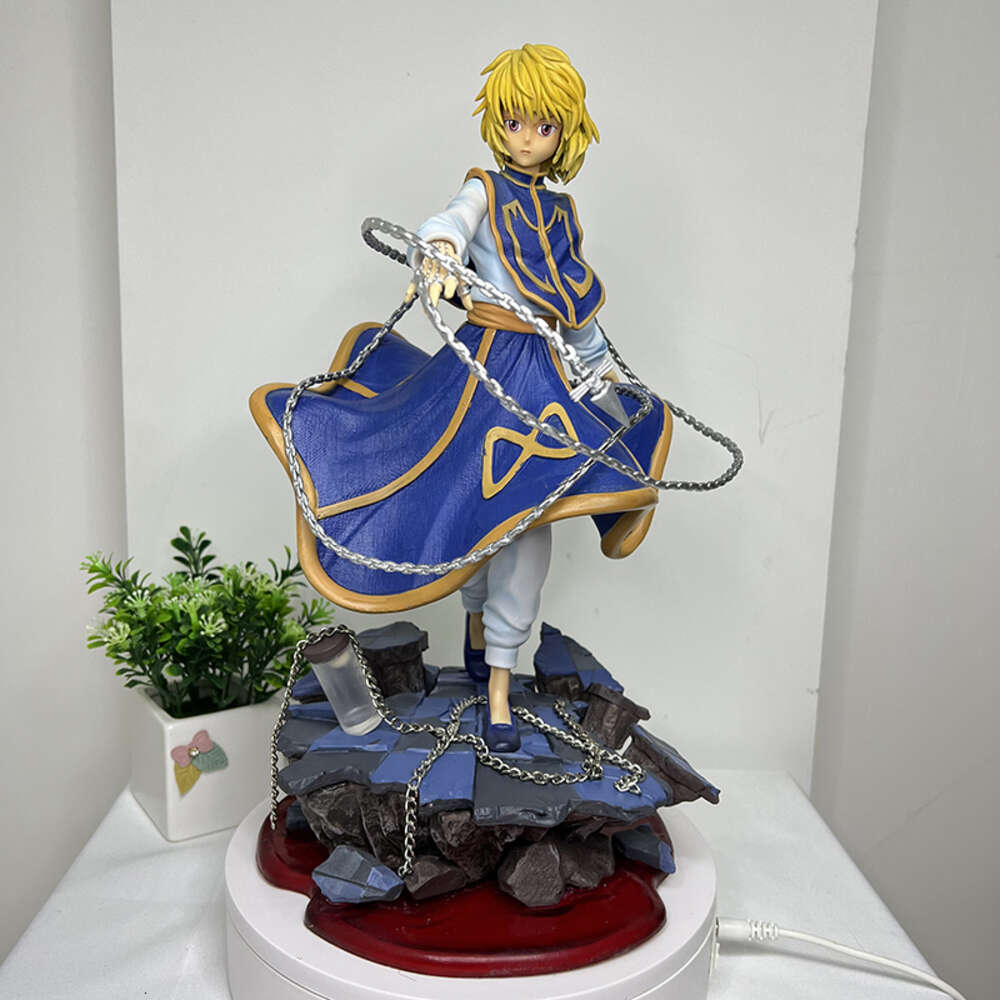 Mascot Costumes 33cm Hunter X Hunter Anime Figure Alluka Zoldyck/kurapika Action Figure Gon Freecss & Killua Zoldyck Figurine Model Doll Toys