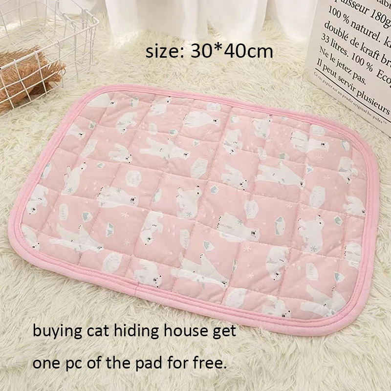 Cat Beds Furniture Cat Hiding House Large Space Detachable Comfortable Room Bed Small Dog Nest Cave Cats Pet Accessories 231011