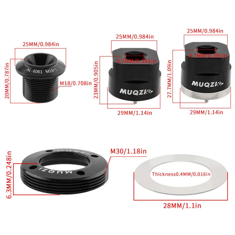 Bike Groupsets MUQZI Crank Arm Bolt Cap And ctor Remover Installation Wrench For SRAM DUB Repair Tool 231010