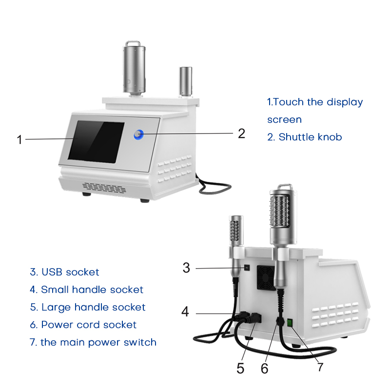 2023 lastest Inner Ball Roller Massager endos Slimming Machine Portable Lymphatic Drainage vaccum body fitness Equipment